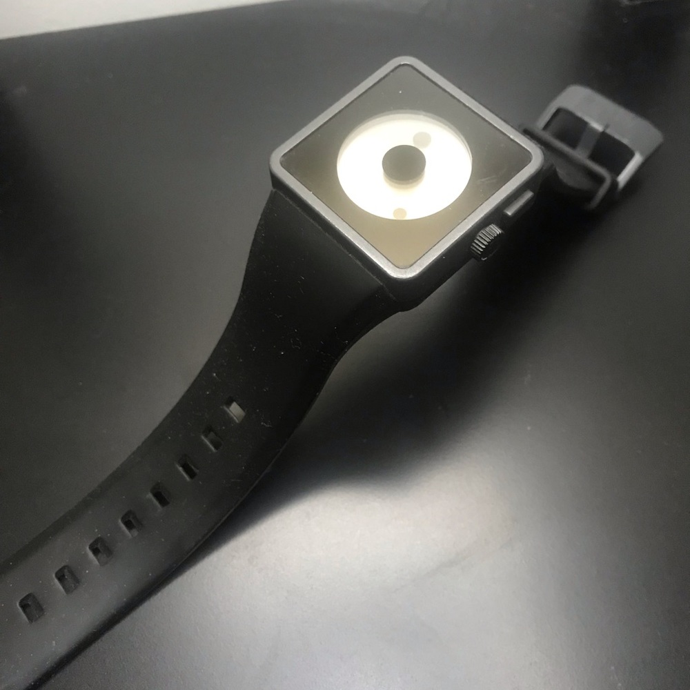 Nixon Newton black rubber watch